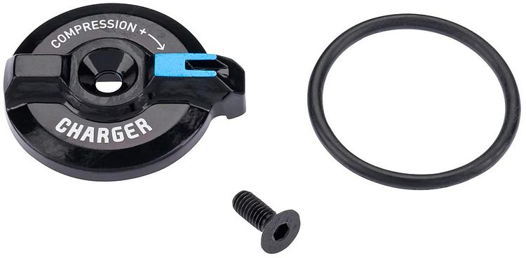 RockShox Druckstufenverstellknopf Kunststoff schwarz