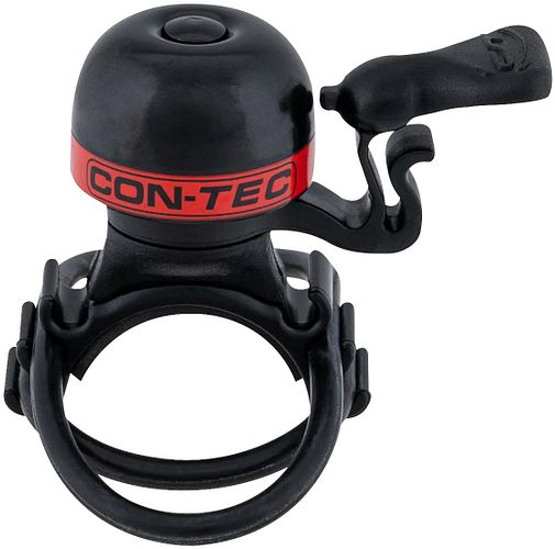 CONTEC Miniglocke Mini Bing schwarz/rot