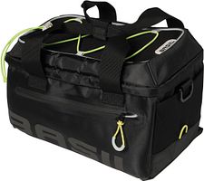 Basil Miles Gepäckträgertasche 7 l schwarz,grün black lime MIK