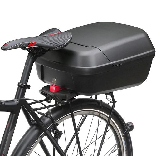 Rixen & Kaul Gepäckträgerbox Citybox schwarz GTA Adapter, Gewicht: 1930 g