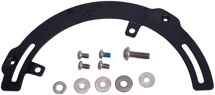 TranzX Kettenschutzhalter Mittelmotor M25 schwarz