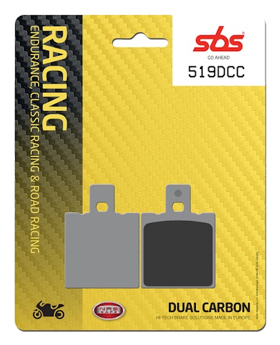 SBS Bremsbelag 519DCC Road Racing Classic Dual Carbon