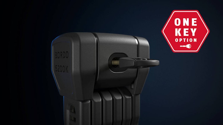 ABUS Faltschloss 6200K/90 SH BK