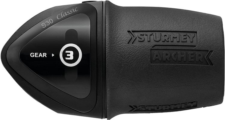 Sturmey Archer Drehgriffschalter Revoshifter 3-fach schwarz