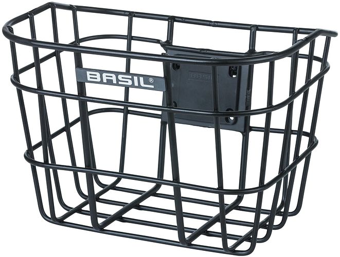 Basil Bremen Alu Fahrradkorb schwarz
