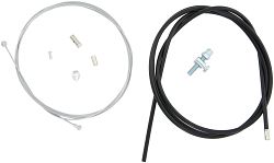 Slurf Bremszug Trommelbremse Ø 1,5 mm schwarz außen TS302, Stahl Innenzug, mit Standard-Auße