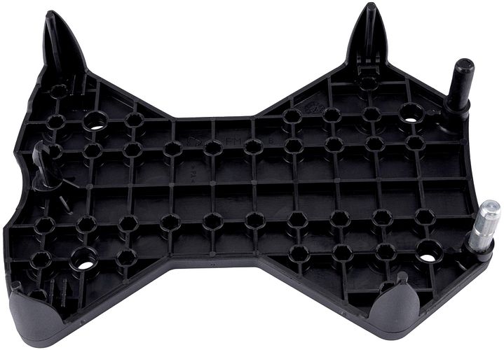 Pletscher 3-Punkt-Adapter schwarz