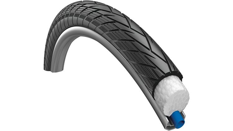 Schwalbe Solid Tube Airless Schlauch 28 Zoll weiß,blau