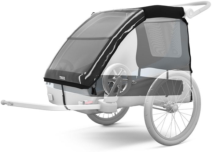 Thule Umrüst-Kit Courier Dog Trailer Kit schwarz