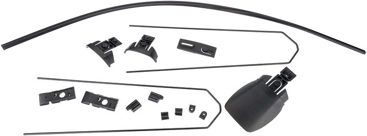 Curana Apollo Schutzblech-Set 27 Zoll schwarz