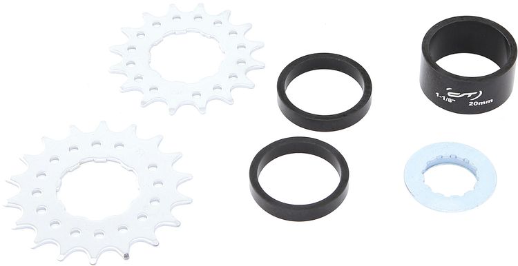 CONTEC Singlespeed-Adapter AD-One Speed schwarz/silber