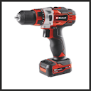 Vorschaubild Einhell Akku-Bohrschrauber TE-CD 12/1 Li (1x2,0Ah) 4513590