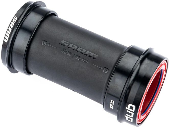 SRAM Innenlager DUB BB30 Road Wide schwarz