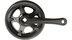 Miranda Kettenradgarnitur 38 Zähne 170 mm schwarz Kurbellänge