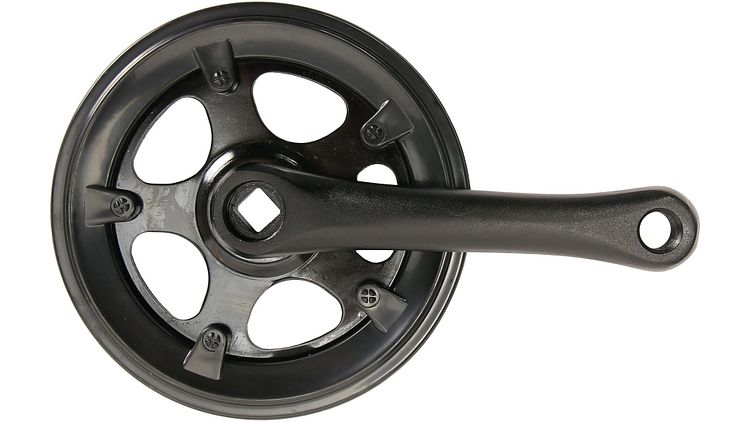 Miranda Kettenradgarnitur 38 Zähne 170 mm schwarz Kurbellänge