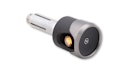 Vorschaubild HIGHSIDER pro Akron-Flash LED Bar End Indicator Gehäuse Schwarz-Titan / Linse Orange (Paar), Vorn