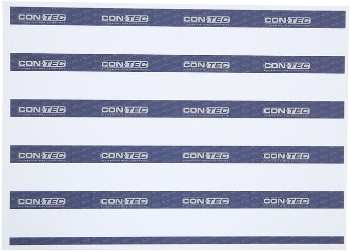 CONTEC Regaletiketten DIN A4 blau,weiß