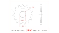 RK Antriebsritzel 5455