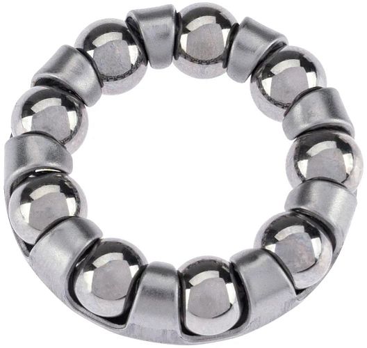 CONTEC Kugelring Tretlager 1/4" 9 Stk. silber