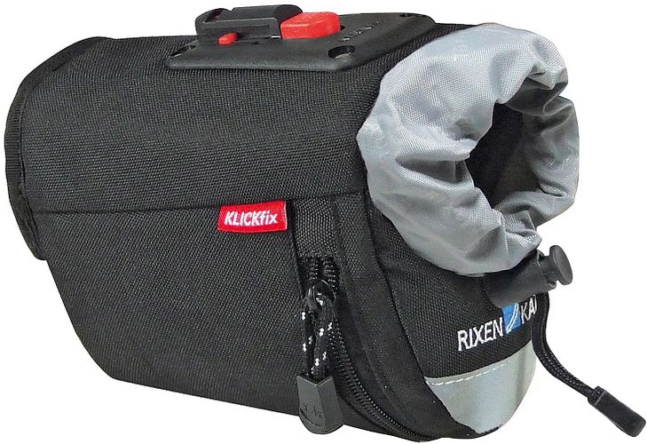 Rixen & Kaul Satteltasche Micro Bottlebag schwarz / grau