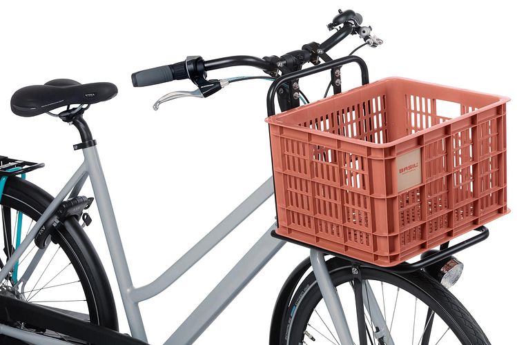 Basil Crate M Korb vorne rot