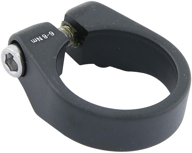 ErgoTec Sattelklemmschelle SCI-085 34,9 mm schwarz
