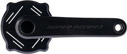 Campagnolo Kurbelsatz Super Record WRL 13S 165 mm schwarz Road, 1-fach