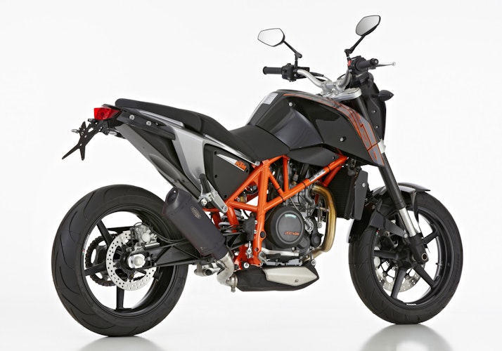 Shark Performance SLIP-ON Edelstahl beschichtet schwarz-matt DSX-10 für KTM 690 Duke,690 Duke R EURO4  