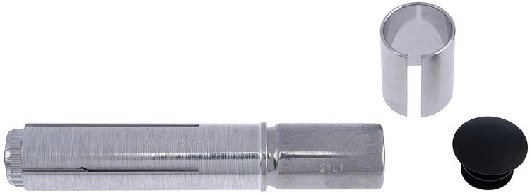 TranzX Adapterschaft 1 1/8 Zoll silber
