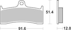 SBS Bremsbelag 779DC Road Racing Dual Carbon
