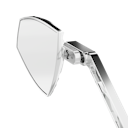 Vorschaubild HIGHSIDER pro Spiegel Wave Schwarz/Chrom (Paar)