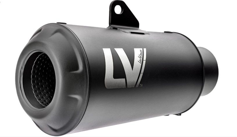 LeoVince SLIP-ON Edelstahl SBK LV-10 Schwarz für KAWASAKI Z 900/A2