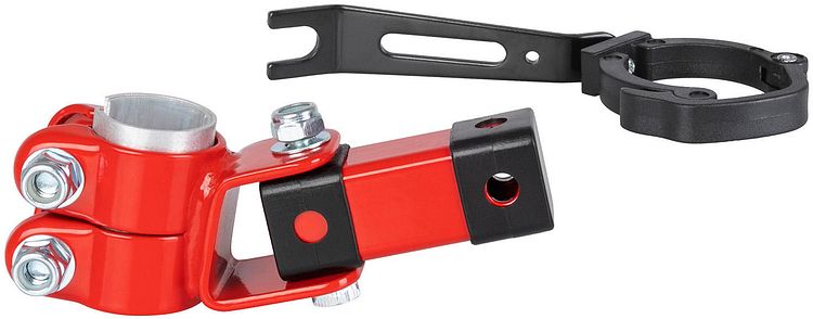 Messingschlager Sattelstützadapter-Set Trail-Gator, schwarz, silber, rot