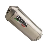 GPR Endschalldämpfer Suzuki Rv 200 Van Van 2016/17 e3 EC-Approv. slip-on exhaust catalized Satino