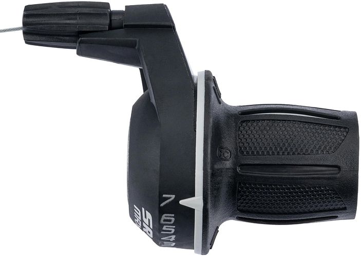 SRAM Drehgriffschalter Grip Shift MRX Comp 7-fach schwarz/weiß