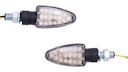 Vorschaubild Spec-X LED-Blinker Arrow Schwarz 18 mm kurzarm Paar