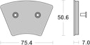 Vorschaubild SBS Bremsbelag 679H.HF Street High Power Ceramic