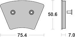 SBS Bremsbelag 679H.HF Street High Power Ceramic