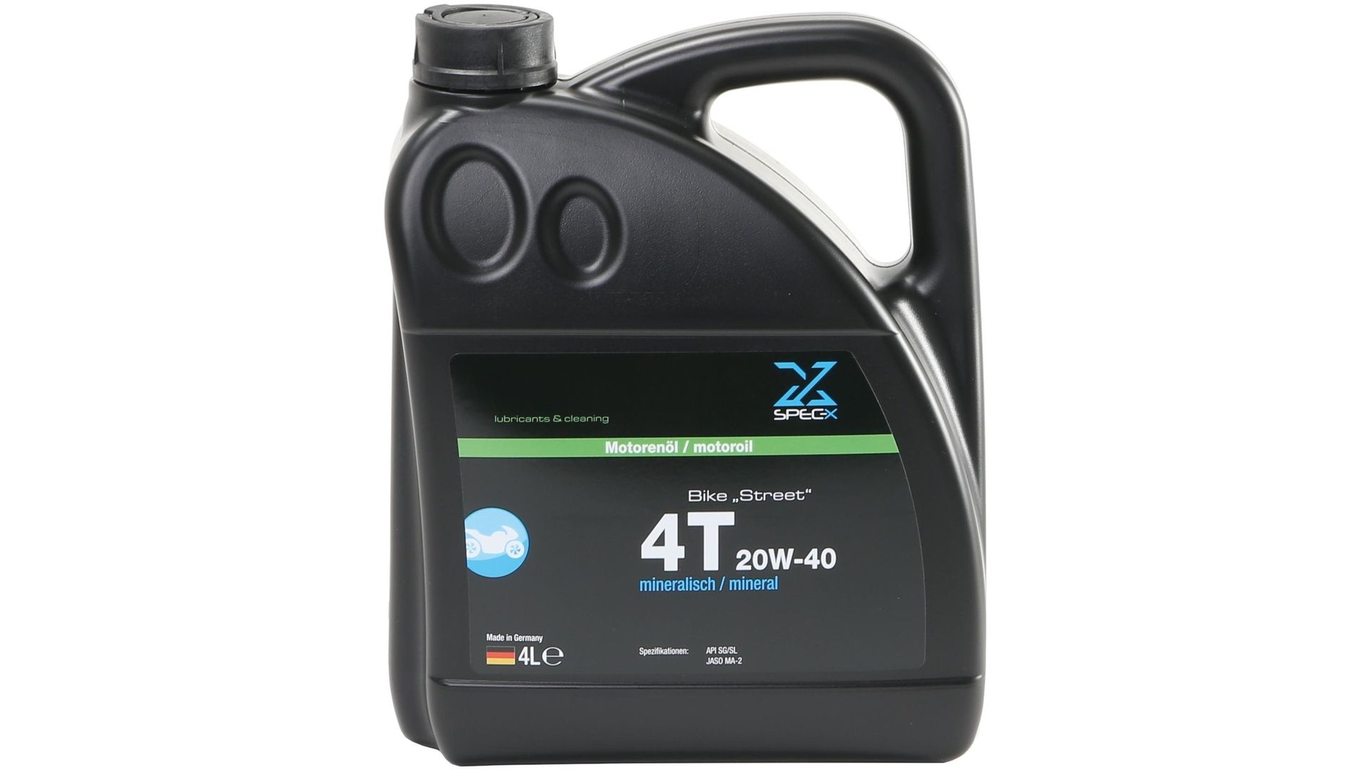 Spec-X Motoröl Bike 4T Street 4 Liter 20W-40 Mineralisch