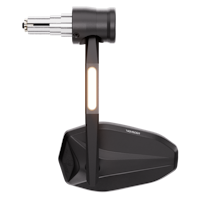 HIGHSIDER pro Lenkerendenspiegel Victory-RIM Schwarz Mit LED Blinker (1Stck.)