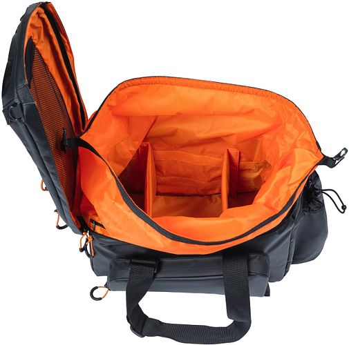 Basil Gepäckträgertasche Miles XL Pro schwarz black orange