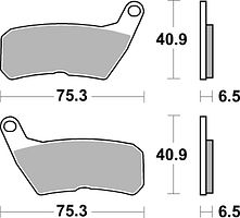 SBS Bremsbelag 928HF Street Ceramic