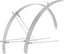Vorschaubild CONTEC Schutzblech-Set Flat Fender 28 Zoll silber 42 mm breit