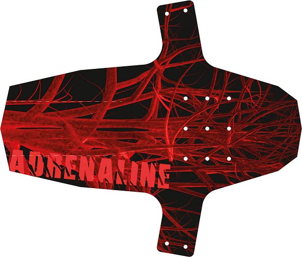 Hebie Spritzschutz Swap Front 26-29 Zoll schwarz adrenaline