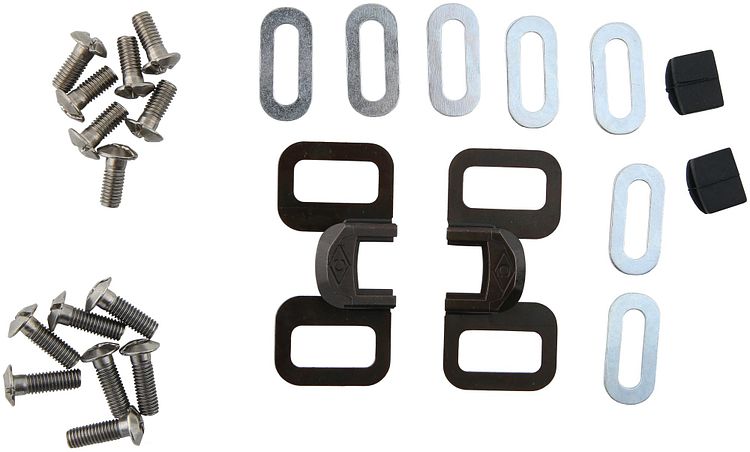 Campagnolo Pedalplattenadapter schwarz,silber