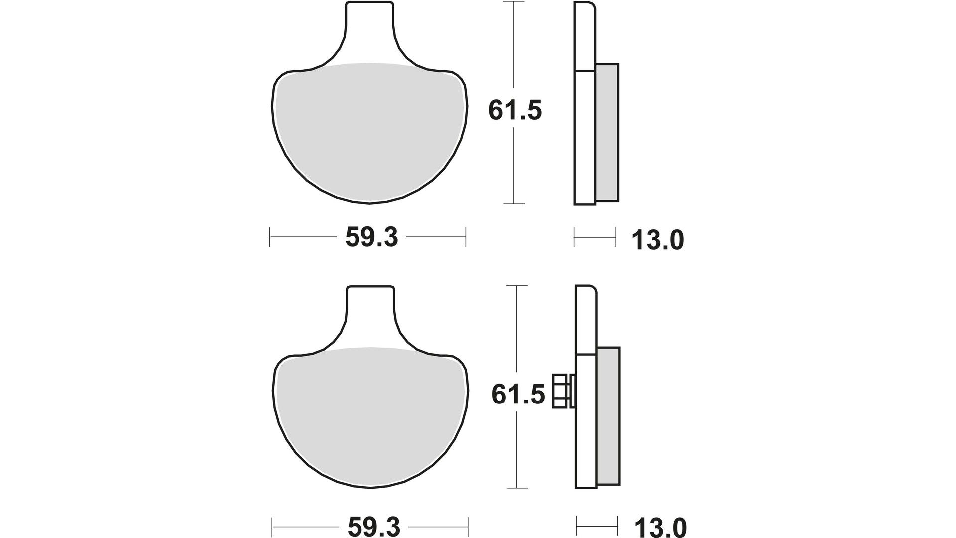 TRW Bremsbelag MCB 548