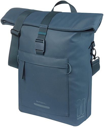 Basil Schultertasche Brooklyn MIK Hooks blau