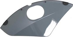 Hesling Mantelschoner Lucra 28 Zoll transparent mit Ausschnitt für V-Brake und Rahmensch