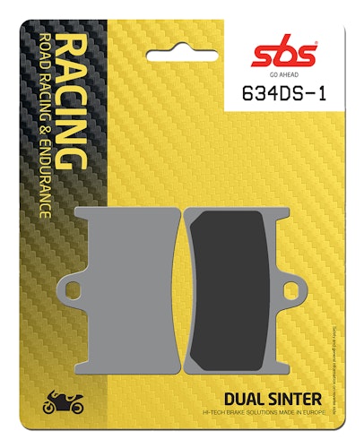 SBS Bremsbelag 634DS-1 Road Racing Endurance (Giftiger Biss)