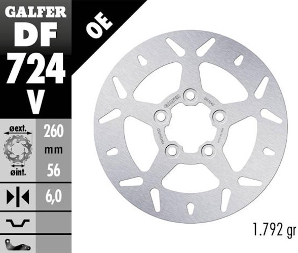 Galfer Bremsscheibe DF724
